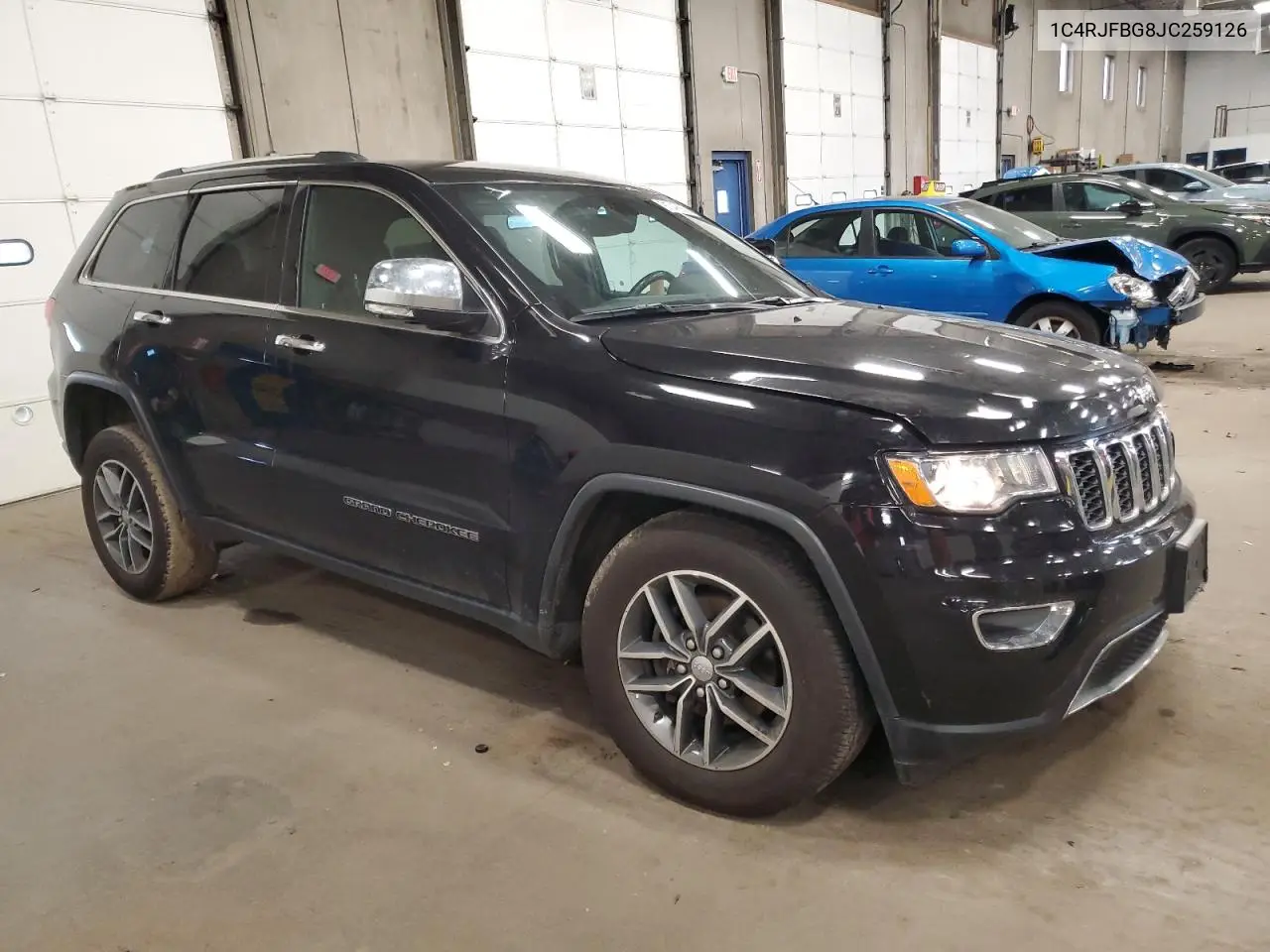 1C4RJFBG8JC259126 2018 Jeep Grand Cherokee Limited