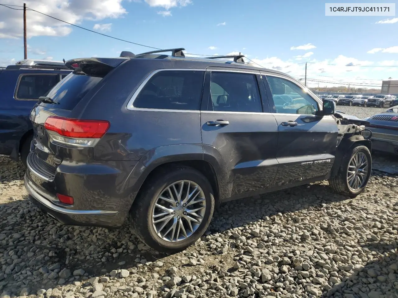 1C4RJFJT9JC411171 2018 Jeep Grand Cherokee Summit
