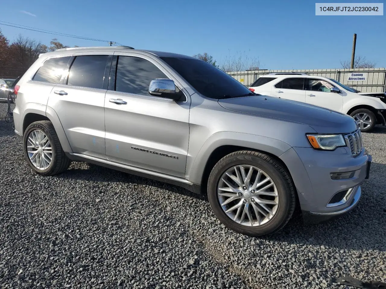 1C4RJFJT2JC230042 2018 Jeep Grand Cherokee Summit