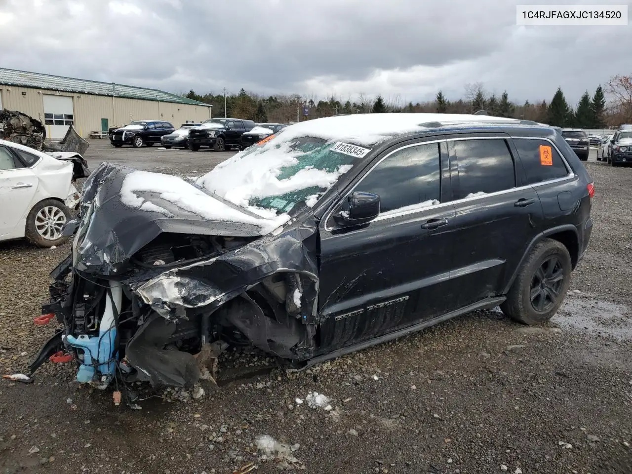 1C4RJFAGXJC134520 2018 Jeep Grand Cherokee Laredo