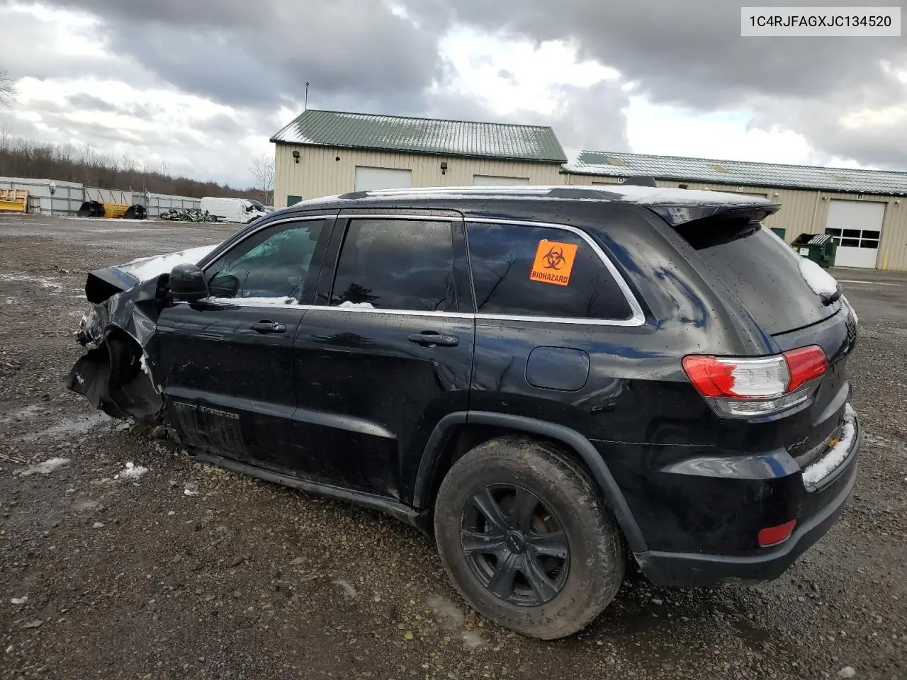 1C4RJFAGXJC134520 2018 Jeep Grand Cherokee Laredo