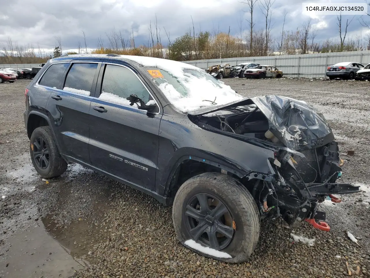 1C4RJFAGXJC134520 2018 Jeep Grand Cherokee Laredo