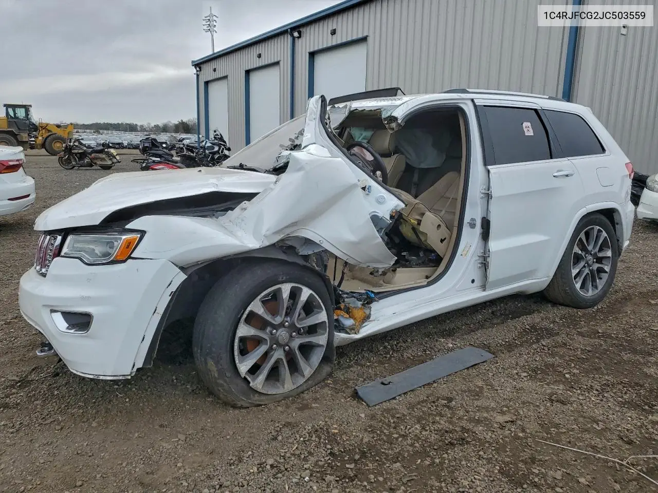 1C4RJFCG2JC503559 2018 Jeep Grand Cherokee Overland
