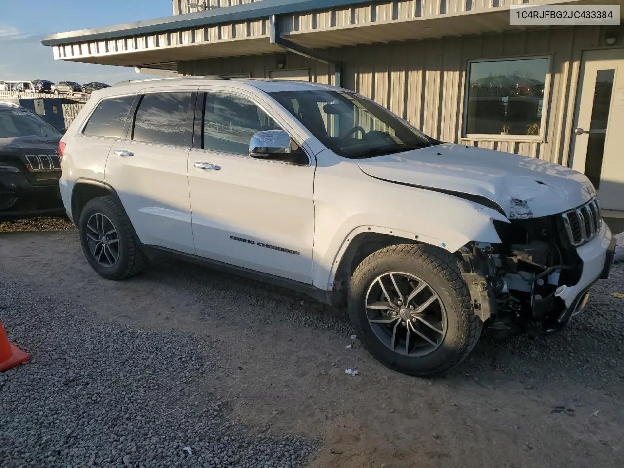 1C4RJFBG2JC433384 2018 Jeep Grand Cherokee Limited