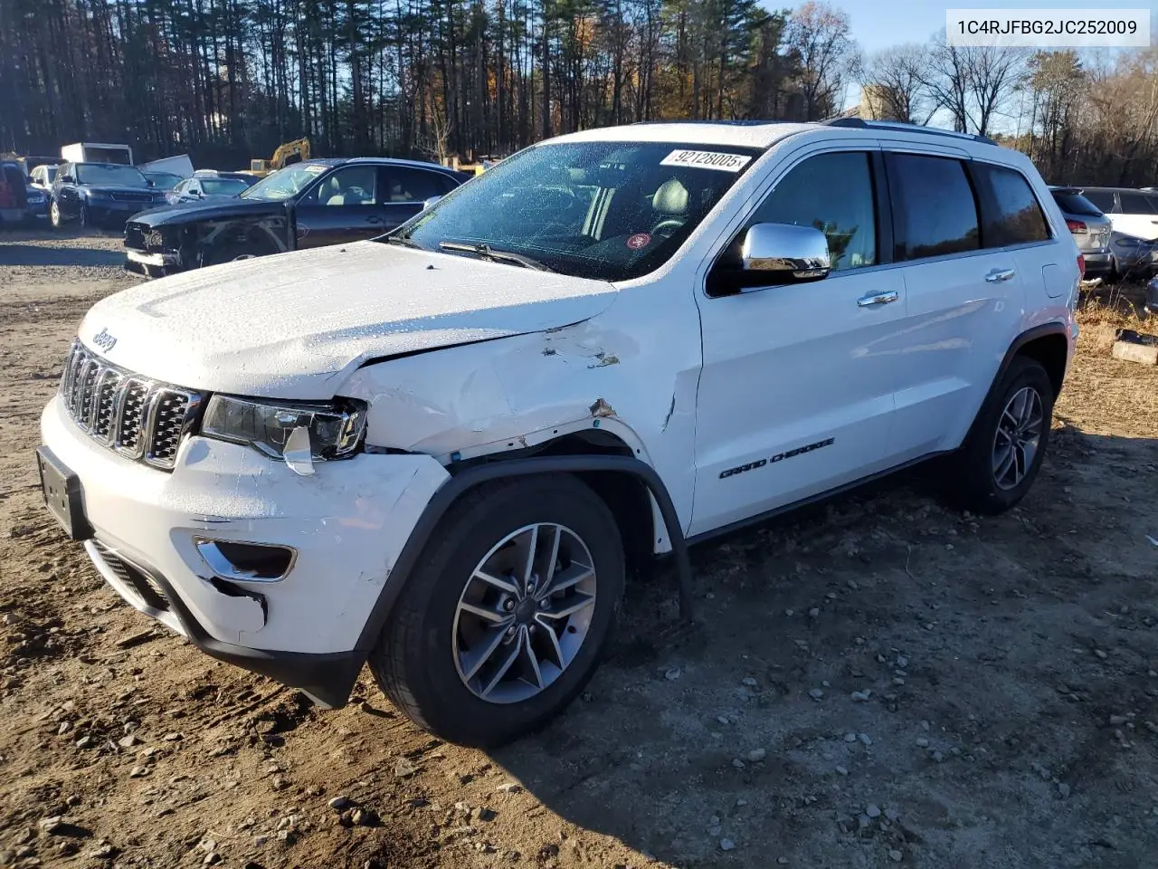 1C4RJFBG2JC252009 2018 Jeep Grand Cherokee Limited