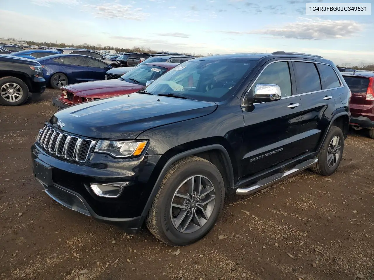 1C4RJFBG0JC349631 2018 Jeep Grand Cherokee Limited