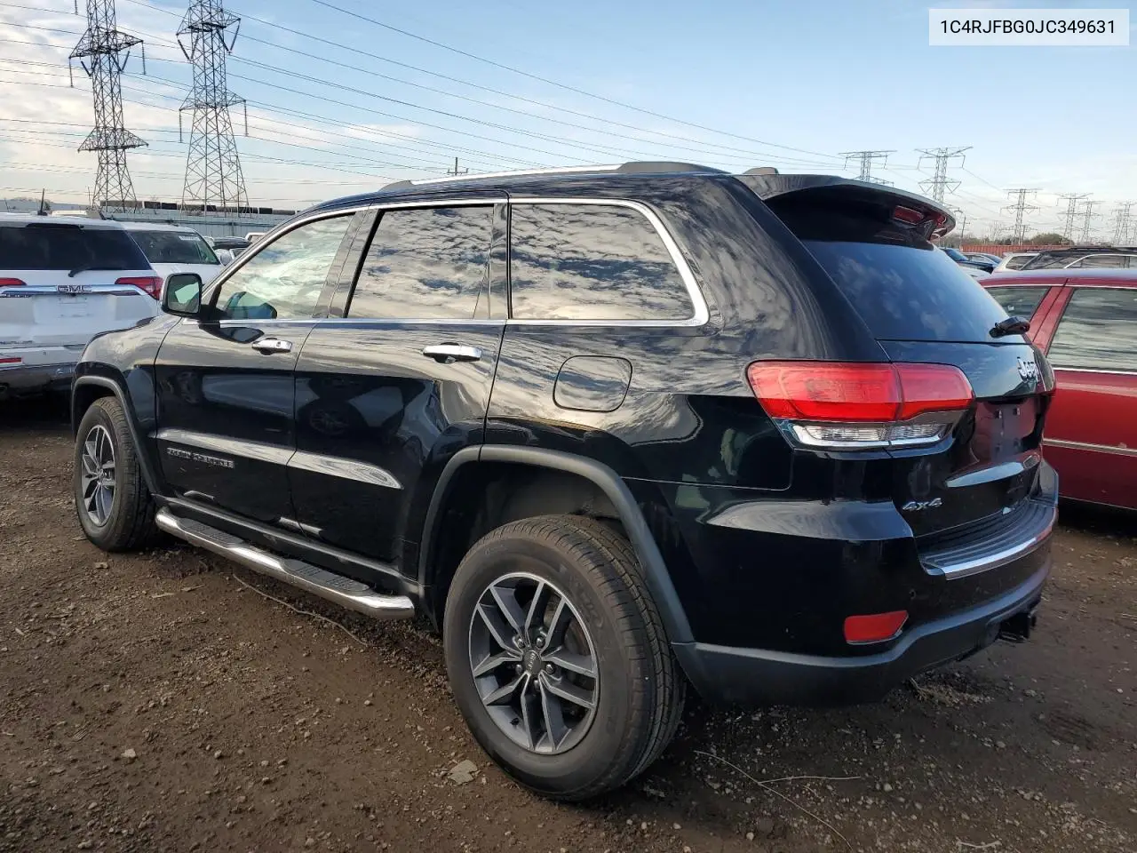 1C4RJFBG0JC349631 2018 Jeep Grand Cherokee Limited