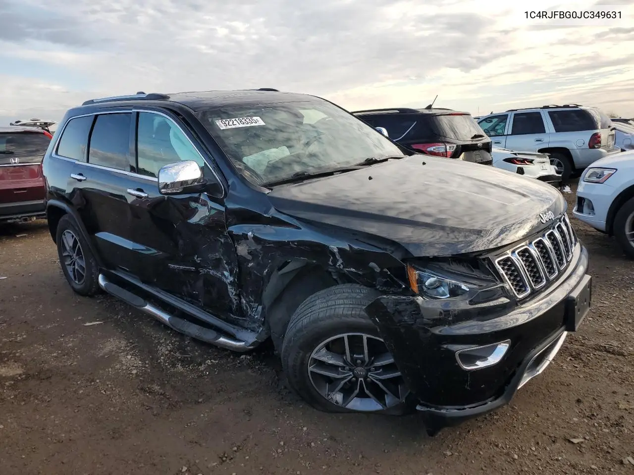 1C4RJFBG0JC349631 2018 Jeep Grand Cherokee Limited