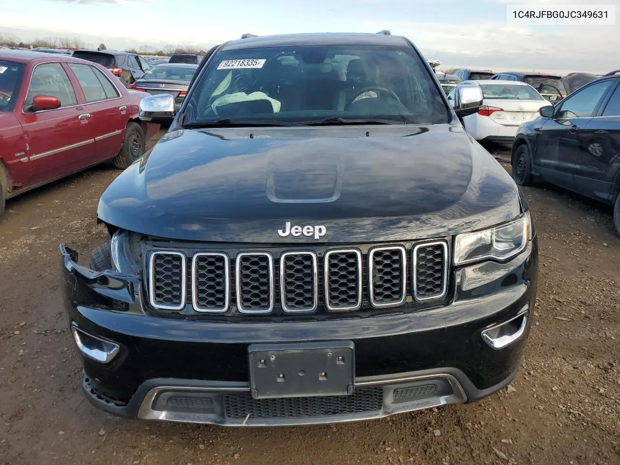 1C4RJFBG0JC349631 2018 Jeep Grand Cherokee Limited