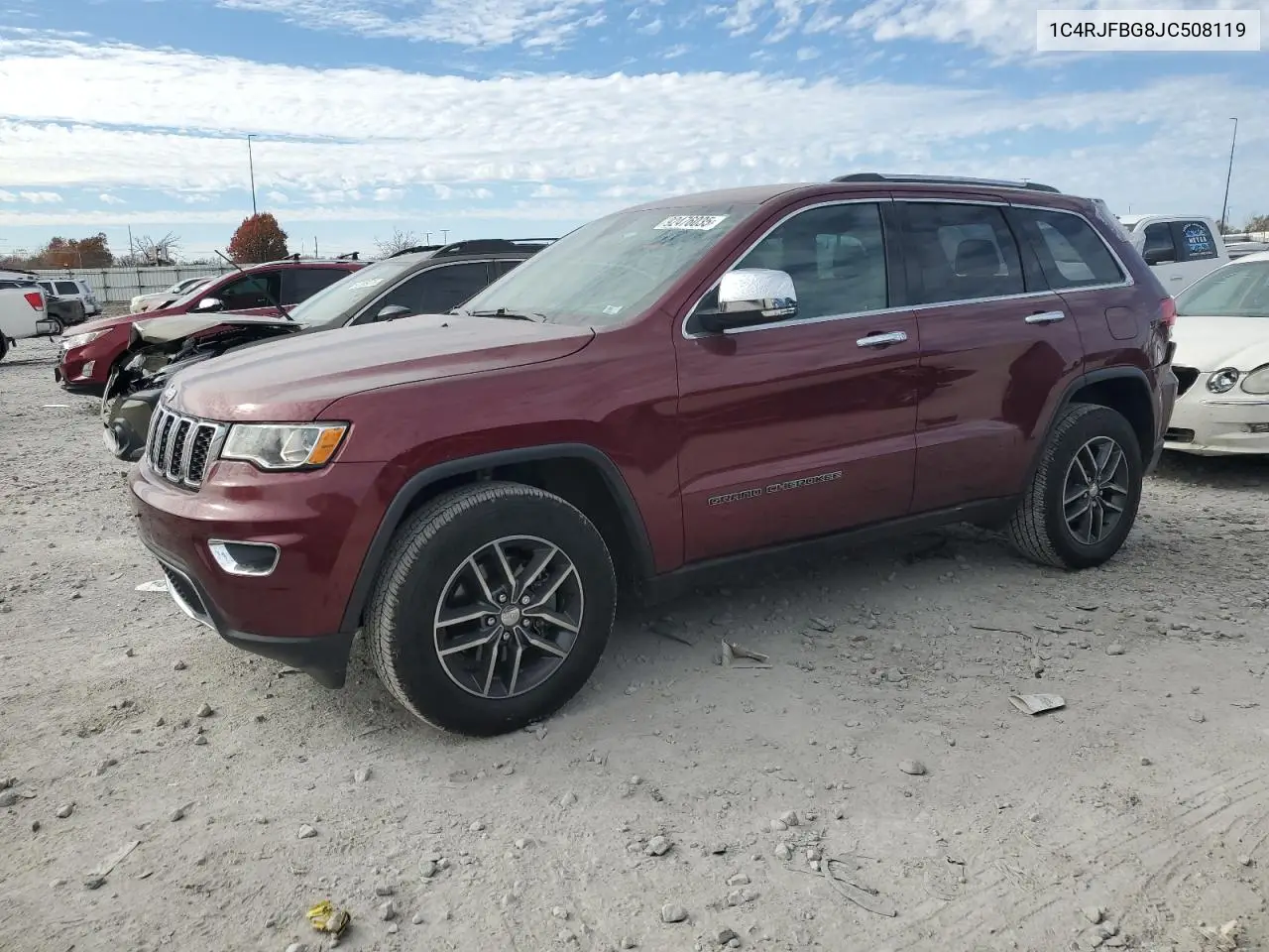 1C4RJFBG8JC508119 2018 Jeep Grand Cherokee Limited