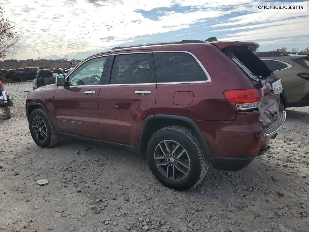 1C4RJFBG8JC508119 2018 Jeep Grand Cherokee Limited