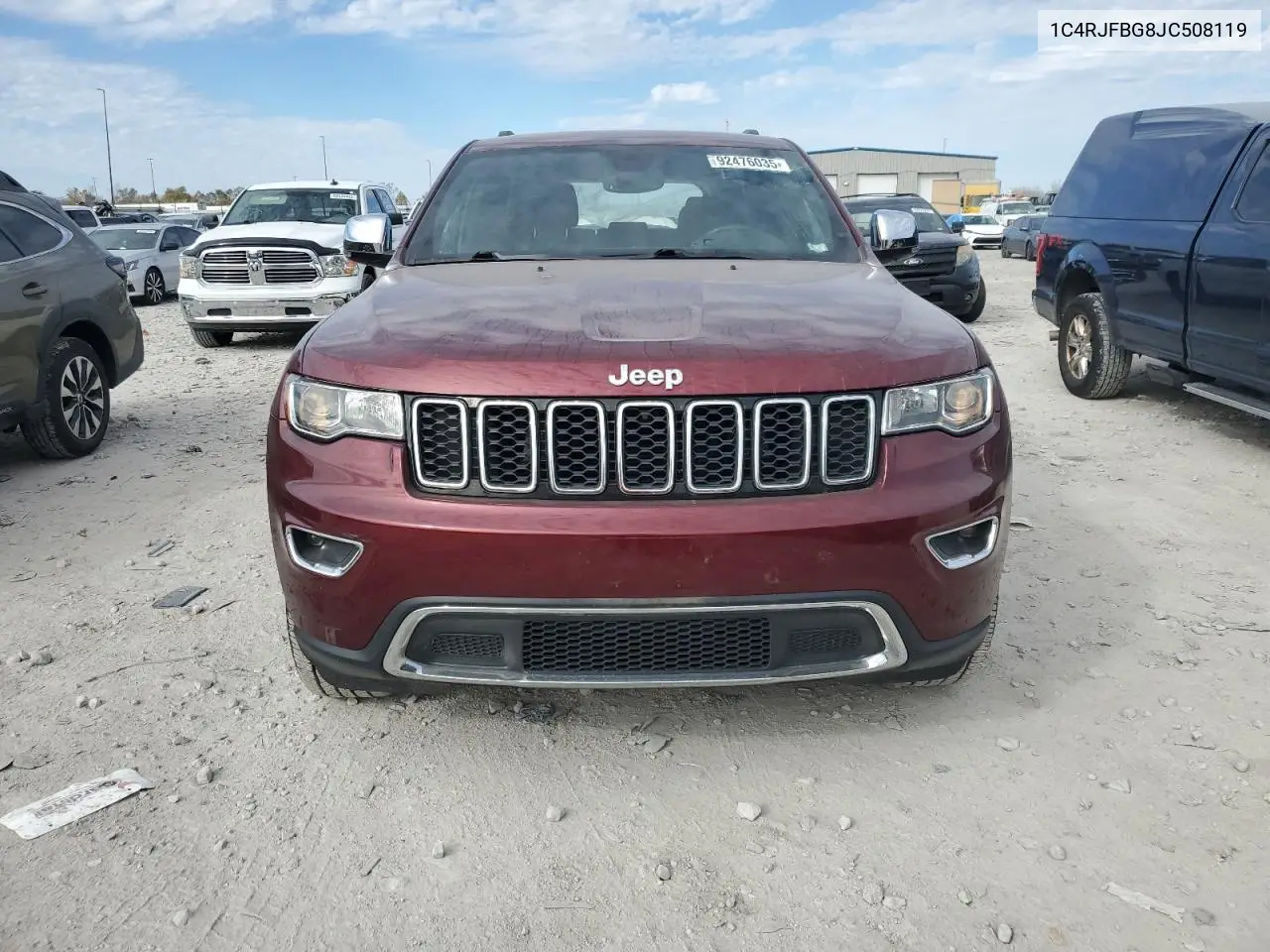 1C4RJFBG8JC508119 2018 Jeep Grand Cherokee Limited