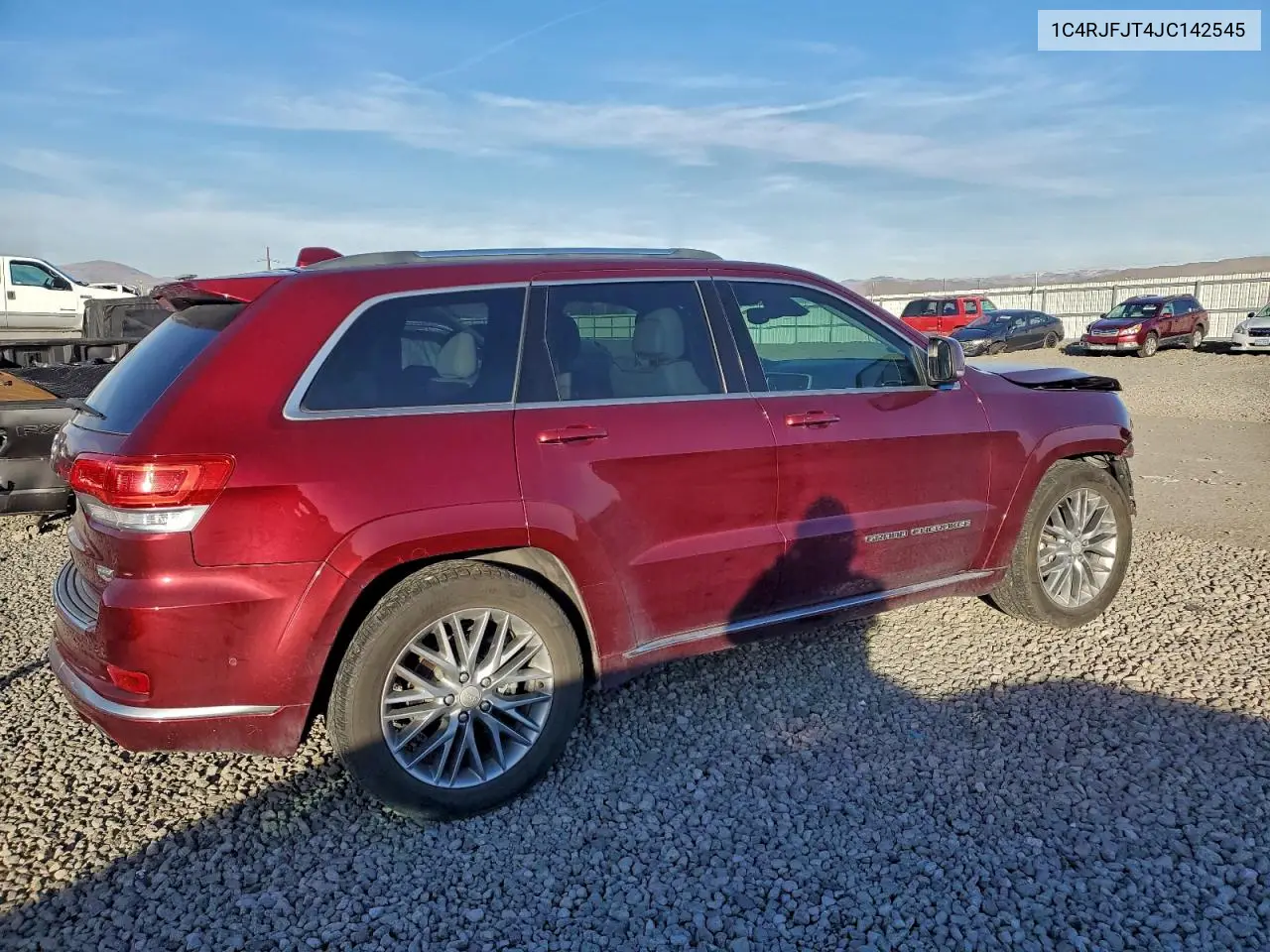 1C4RJFJT4JC142545 2018 Jeep Grand Cherokee Summit