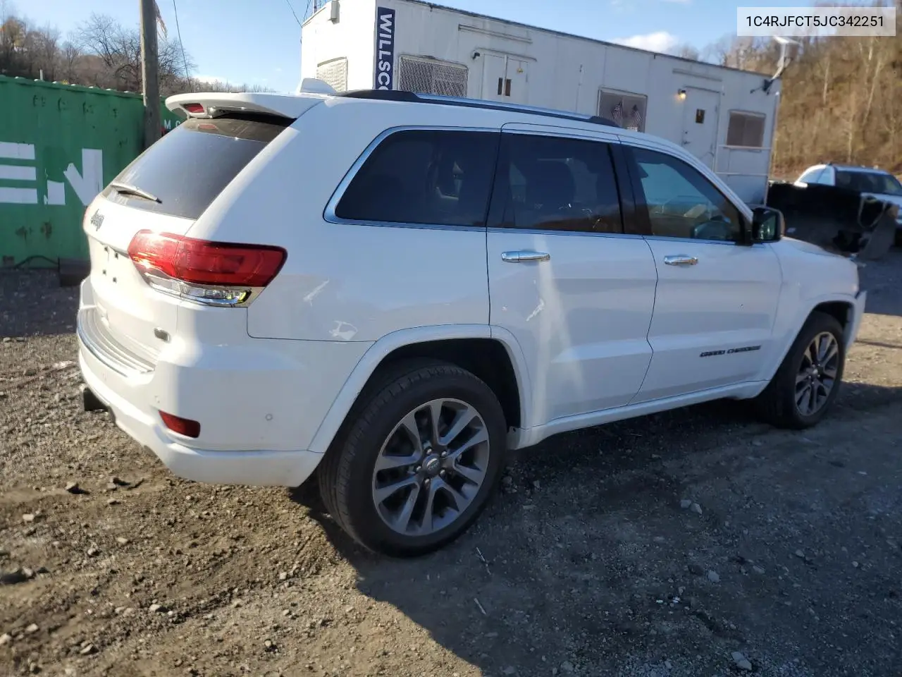 1C4RJFCT5JC342251 2018 Jeep Grand Cherokee Overland