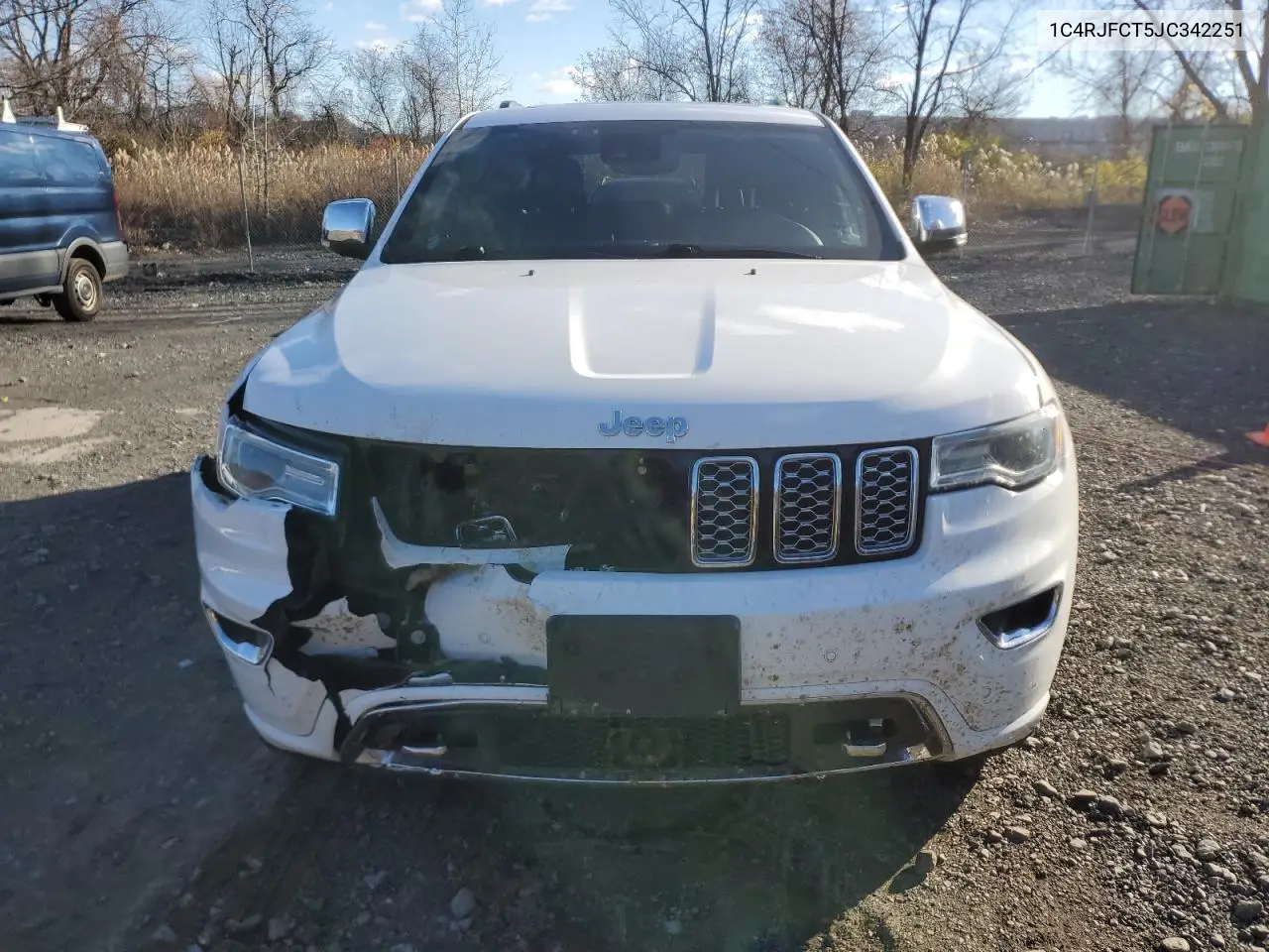 1C4RJFCT5JC342251 2018 Jeep Grand Cherokee Overland