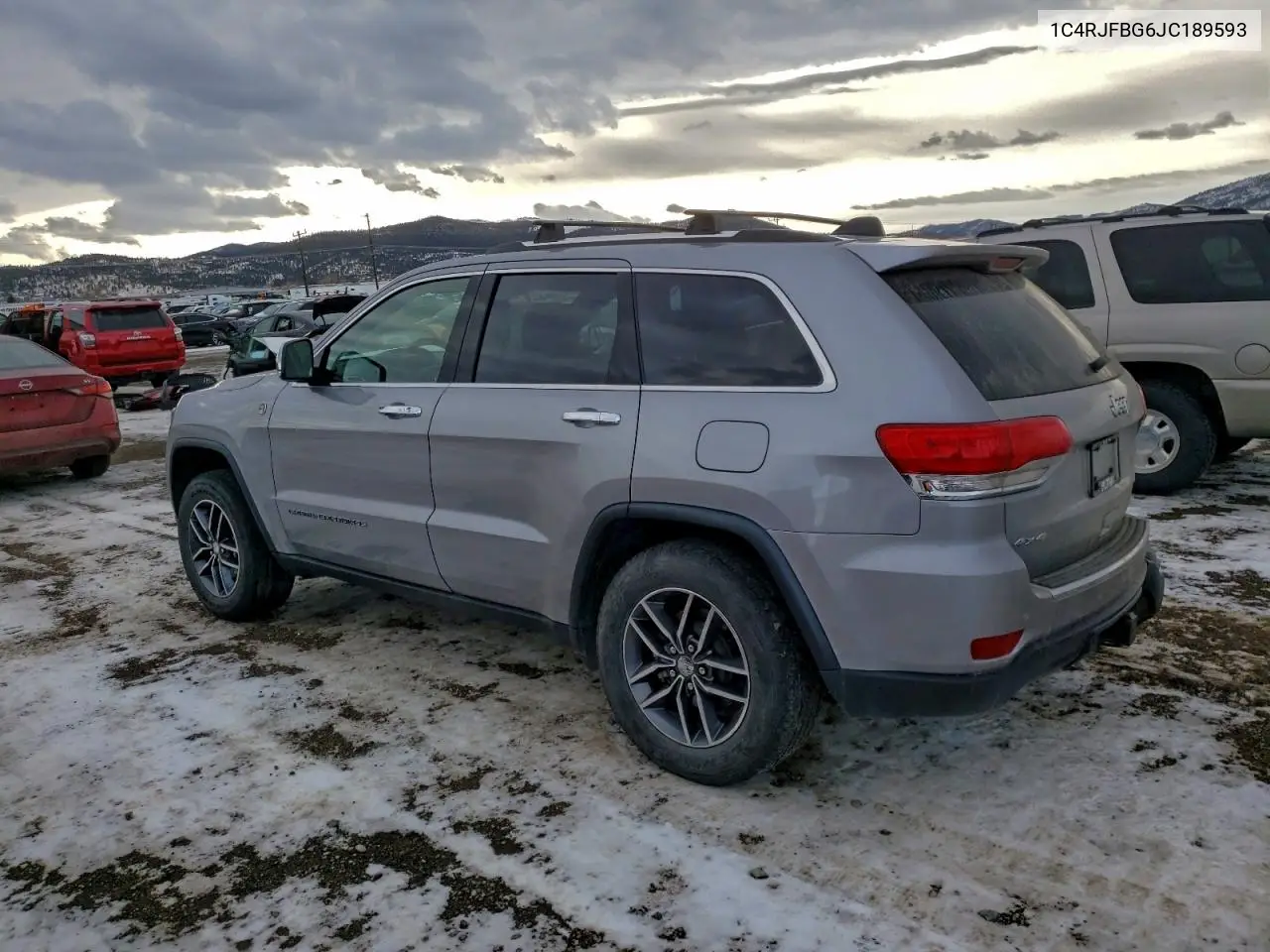 1C4RJFBG6JC189593 2018 Jeep Grand Cherokee Limited
