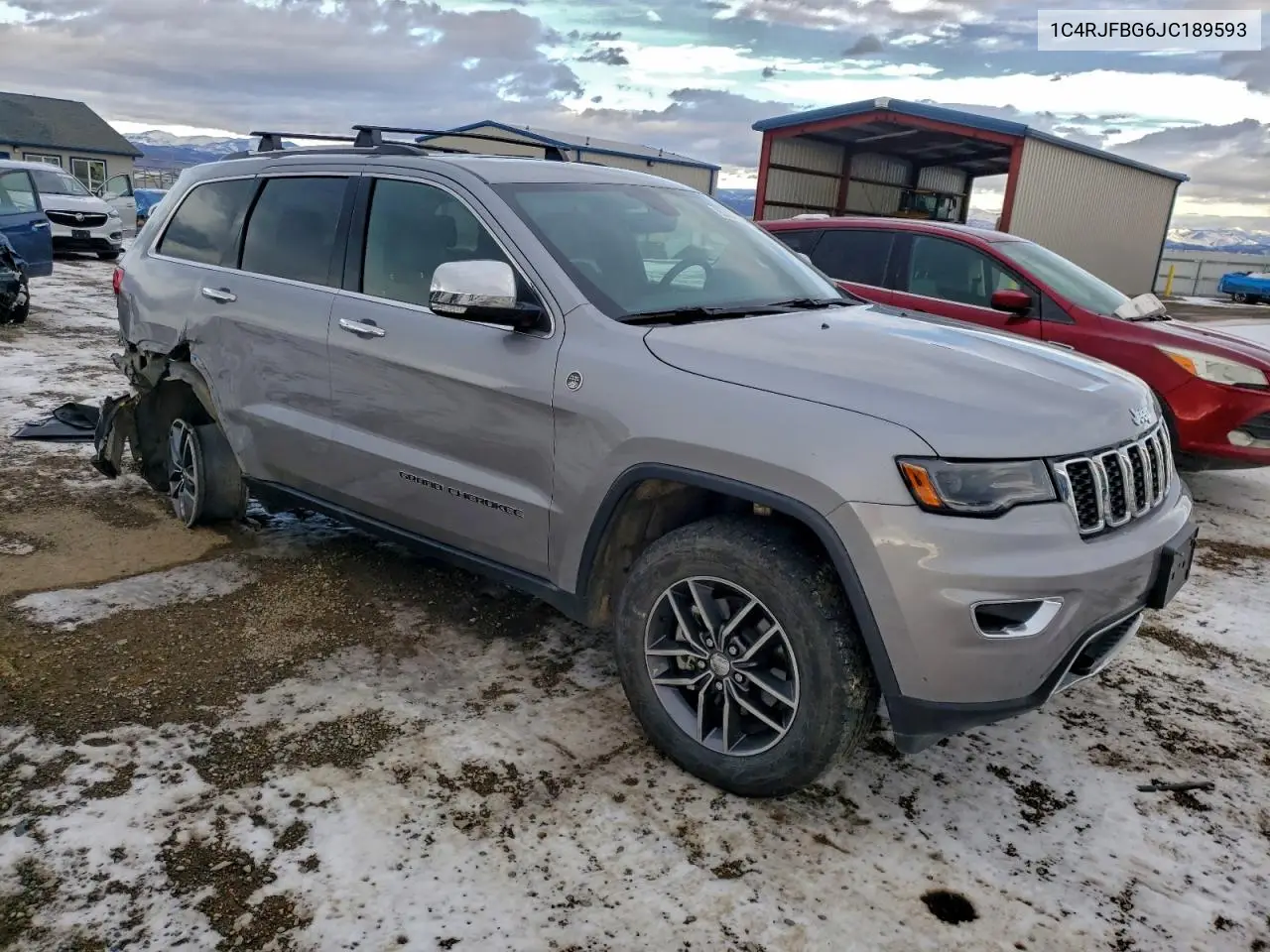 1C4RJFBG6JC189593 2018 Jeep Grand Cherokee Limited