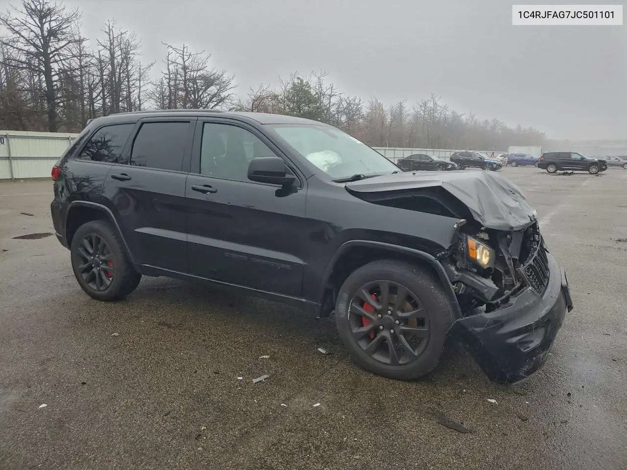 1C4RJFAG7JC501101 2018 Jeep Grand Cherokee Laredo