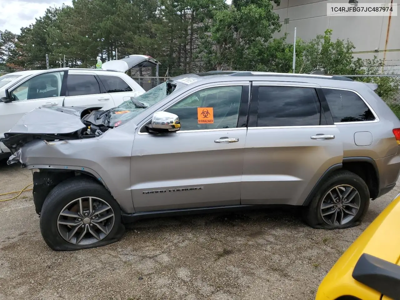 1C4RJFBG7JC487974 2018 Jeep Grand Cherokee Limited