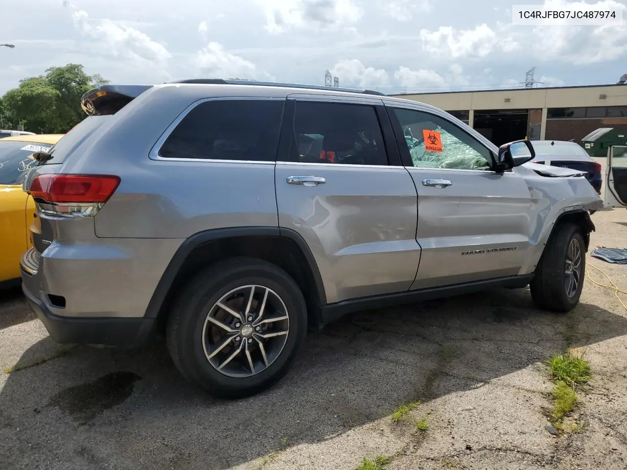 1C4RJFBG7JC487974 2018 Jeep Grand Cherokee Limited