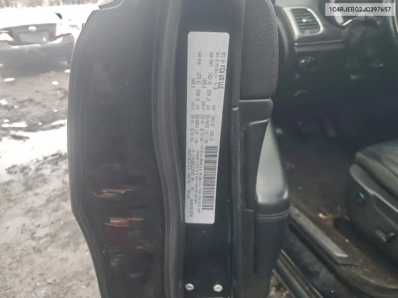 1C4RJEBG2JC397657 2018 Jeep Grand Cherokee Limited