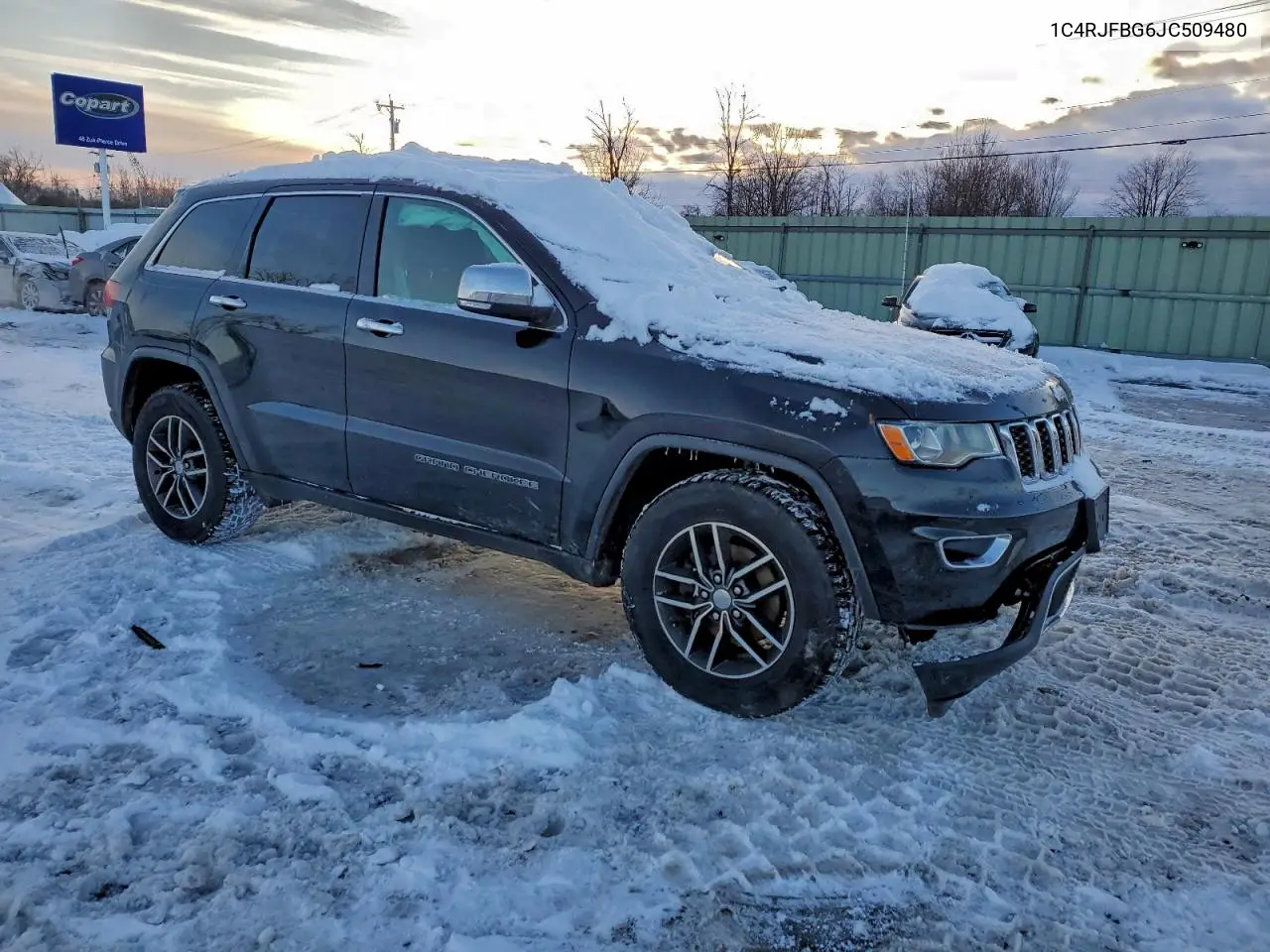 1C4RJFBG6JC509480 2018 Jeep Grand Cherokee Limited