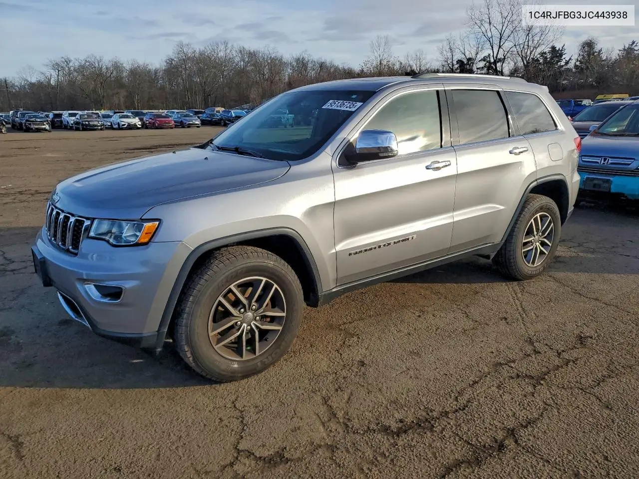 1C4RJFBG3JC443938 2018 Jeep Grand Cherokee Limited