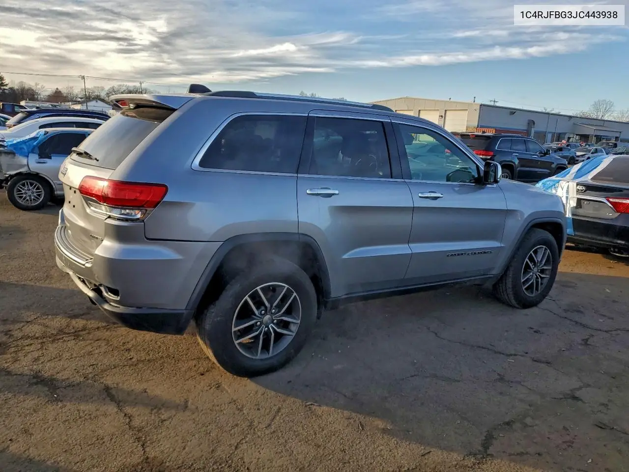 1C4RJFBG3JC443938 2018 Jeep Grand Cherokee Limited