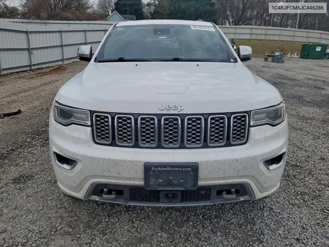 1C4RJFCM6JC446286 2018 Jeep Grand Cherokee Overland