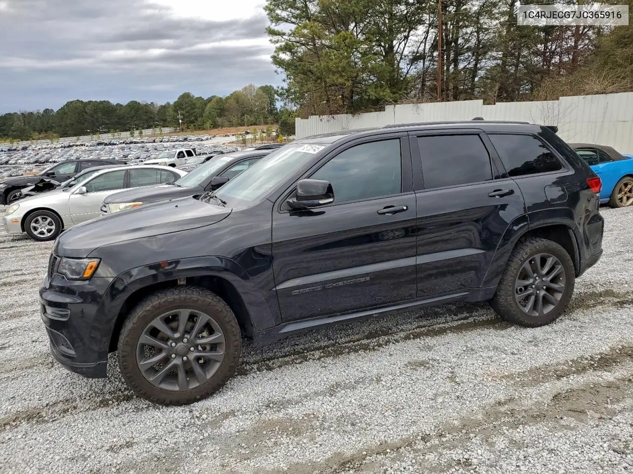 1C4RJECG7JC365916 2018 Jeep Grand Cherokee Overland