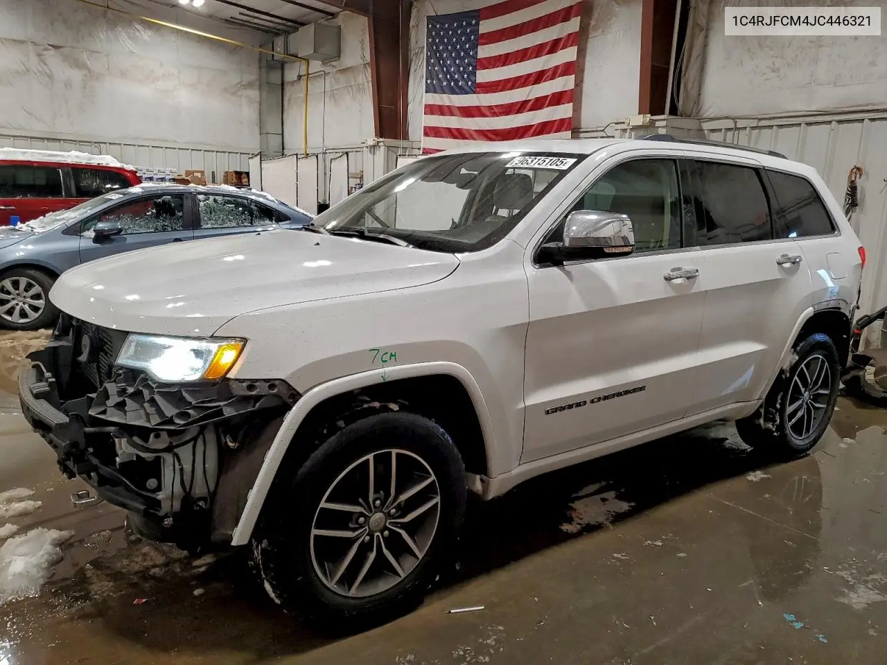1C4RJFCM4JC446321 2018 Jeep Grand Cherokee Overland