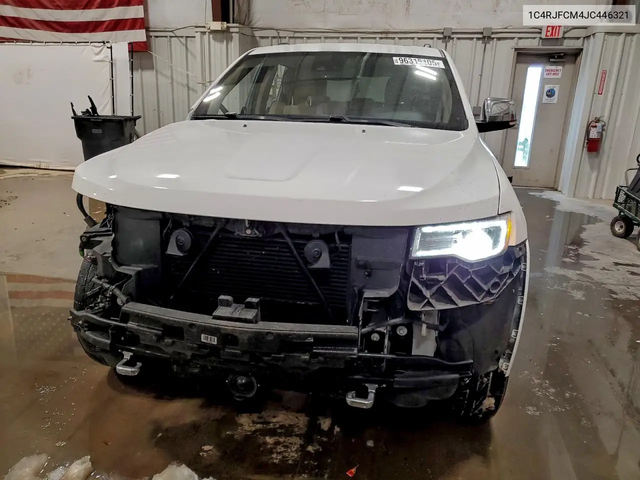 1C4RJFCM4JC446321 2018 Jeep Grand Cherokee Overland