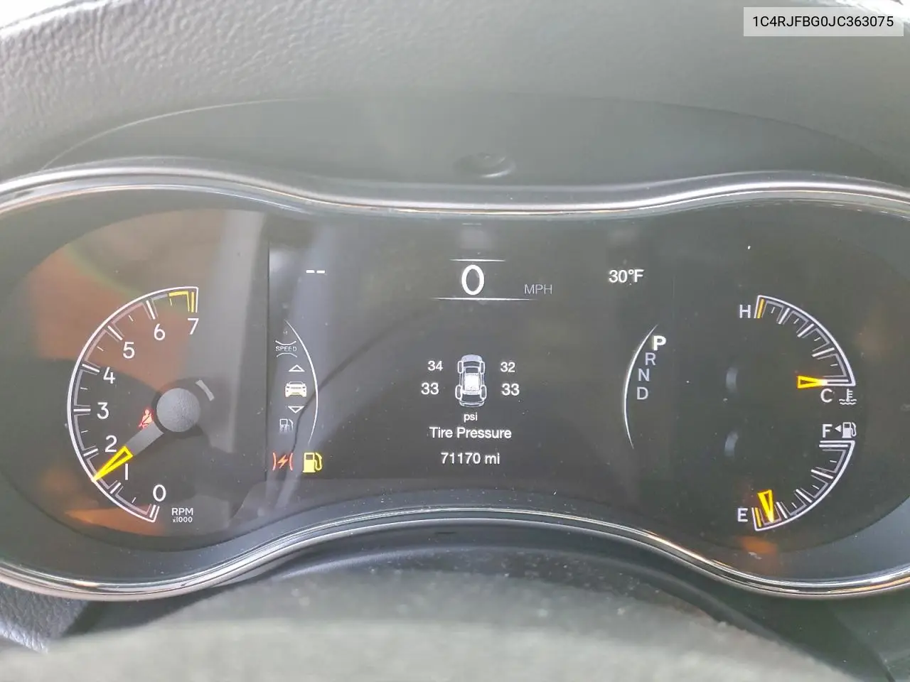 1C4RJFBG0JC363075 2018 Jeep Grand Cherokee Limited