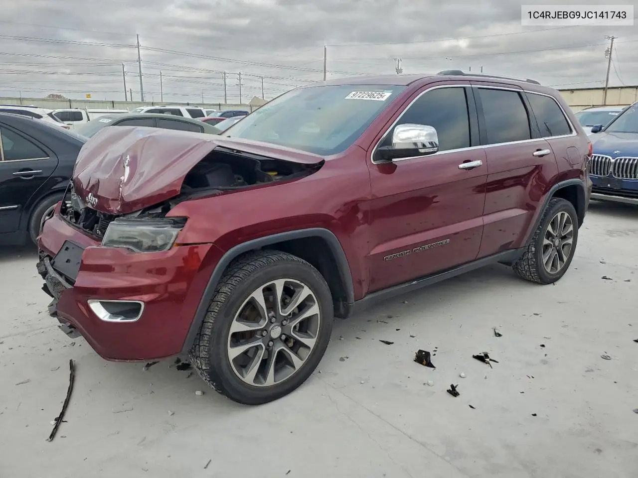 1C4RJEBG9JC141743 2018 Jeep Grand Cherokee Limited