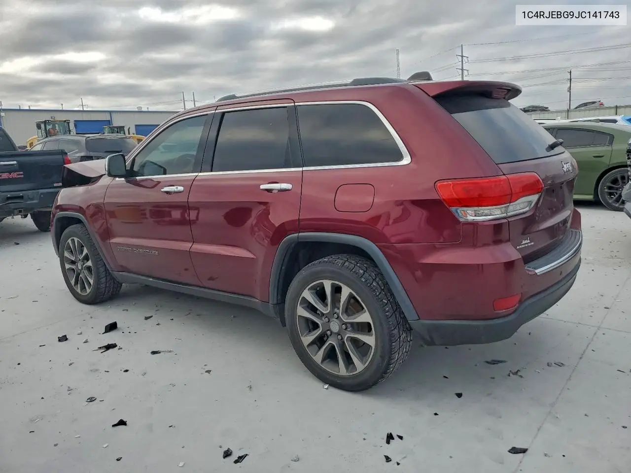 1C4RJEBG9JC141743 2018 Jeep Grand Cherokee Limited