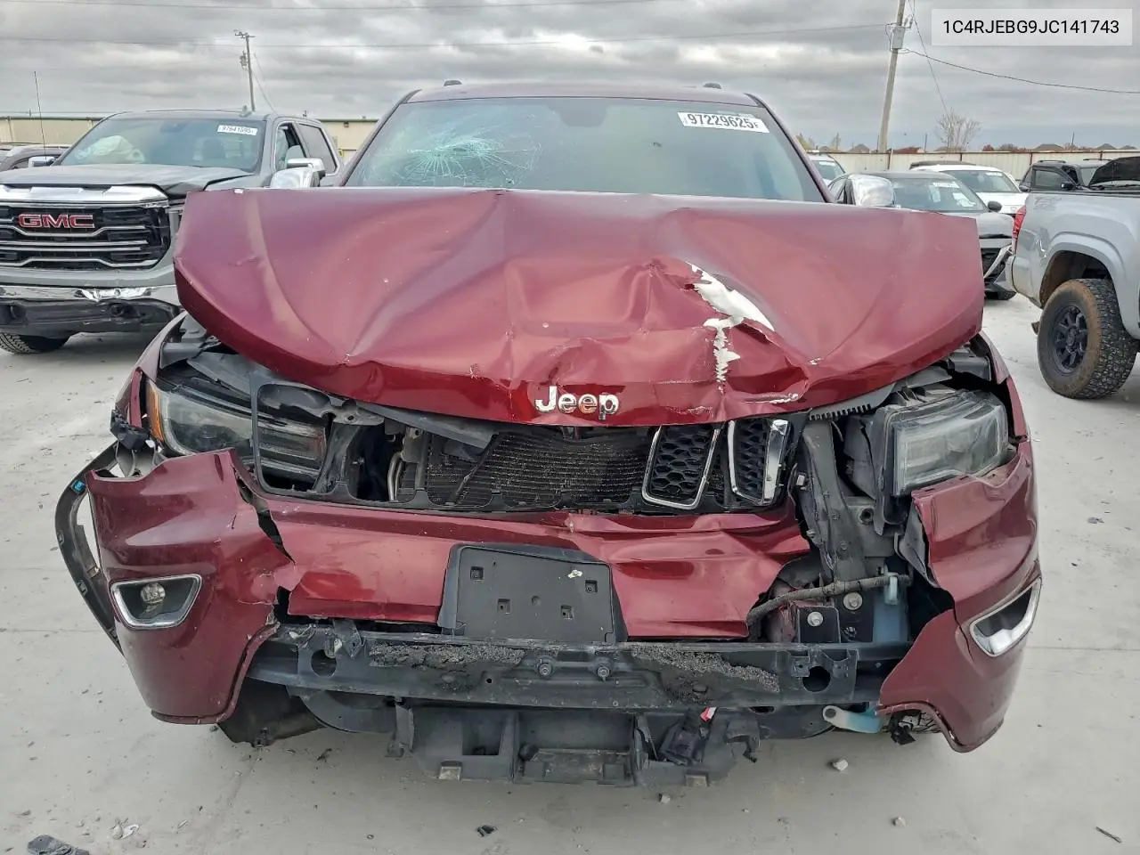 1C4RJEBG9JC141743 2018 Jeep Grand Cherokee Limited