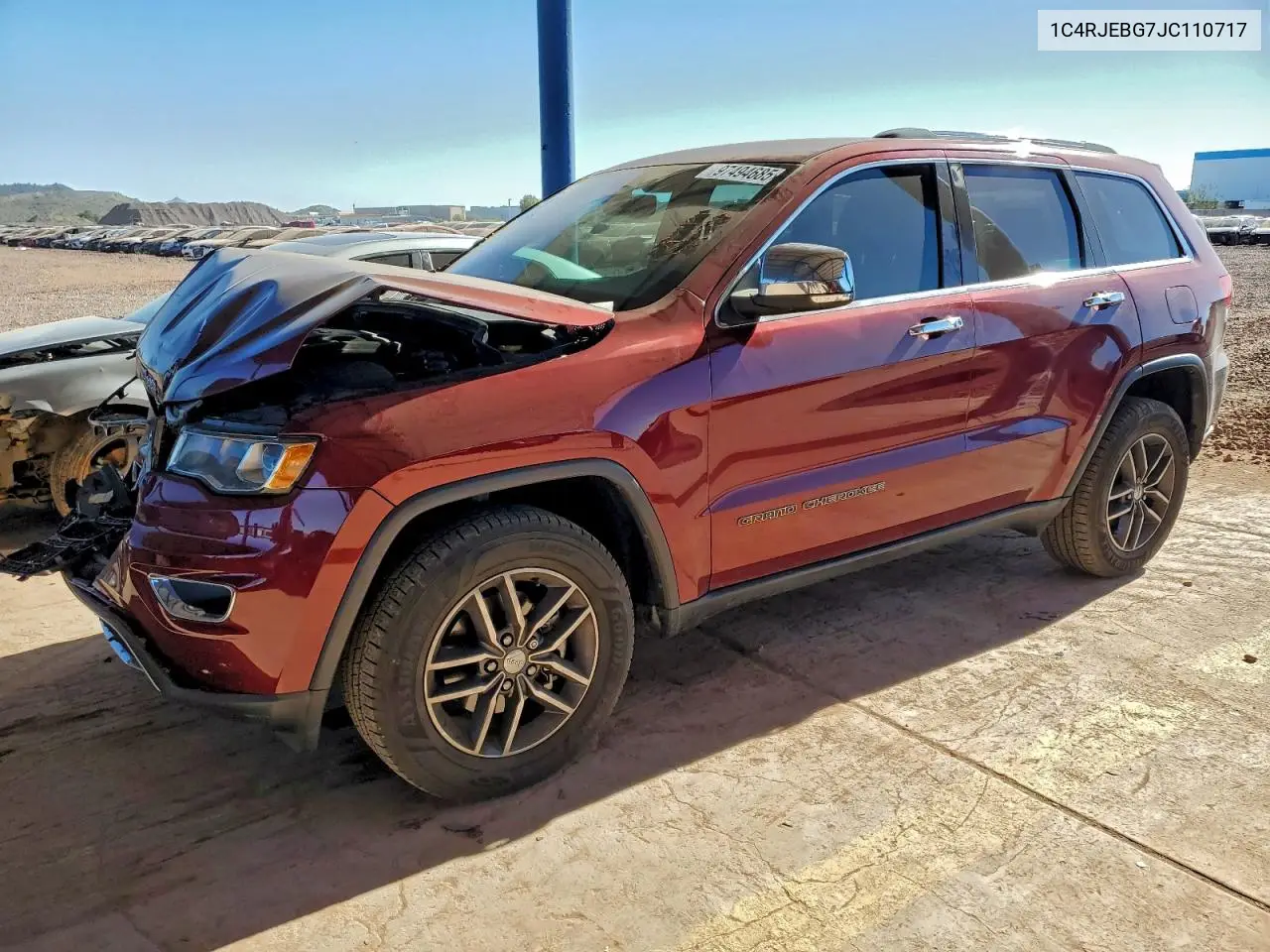 1C4RJEBG7JC110717 2018 Jeep Grand Cherokee Limited