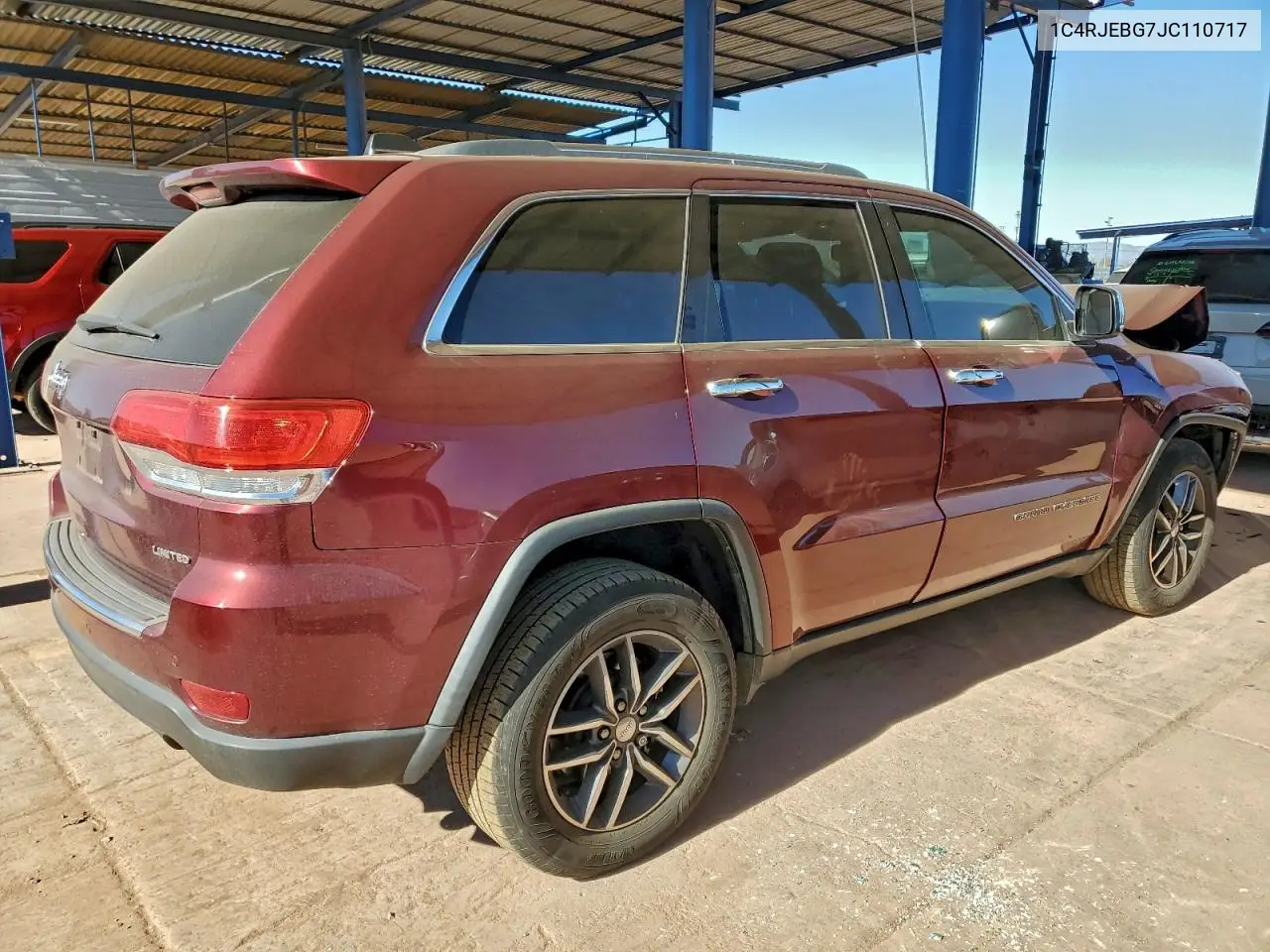 1C4RJEBG7JC110717 2018 Jeep Grand Cherokee Limited