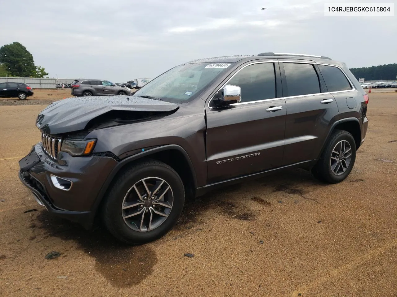 2019 Jeep Grand Cherokee Limited VIN: 1C4RJEBG5KC615804 Lot: 69184424