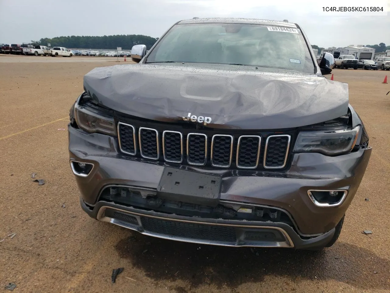 2019 Jeep Grand Cherokee Limited VIN: 1C4RJEBG5KC615804 Lot: 69184424