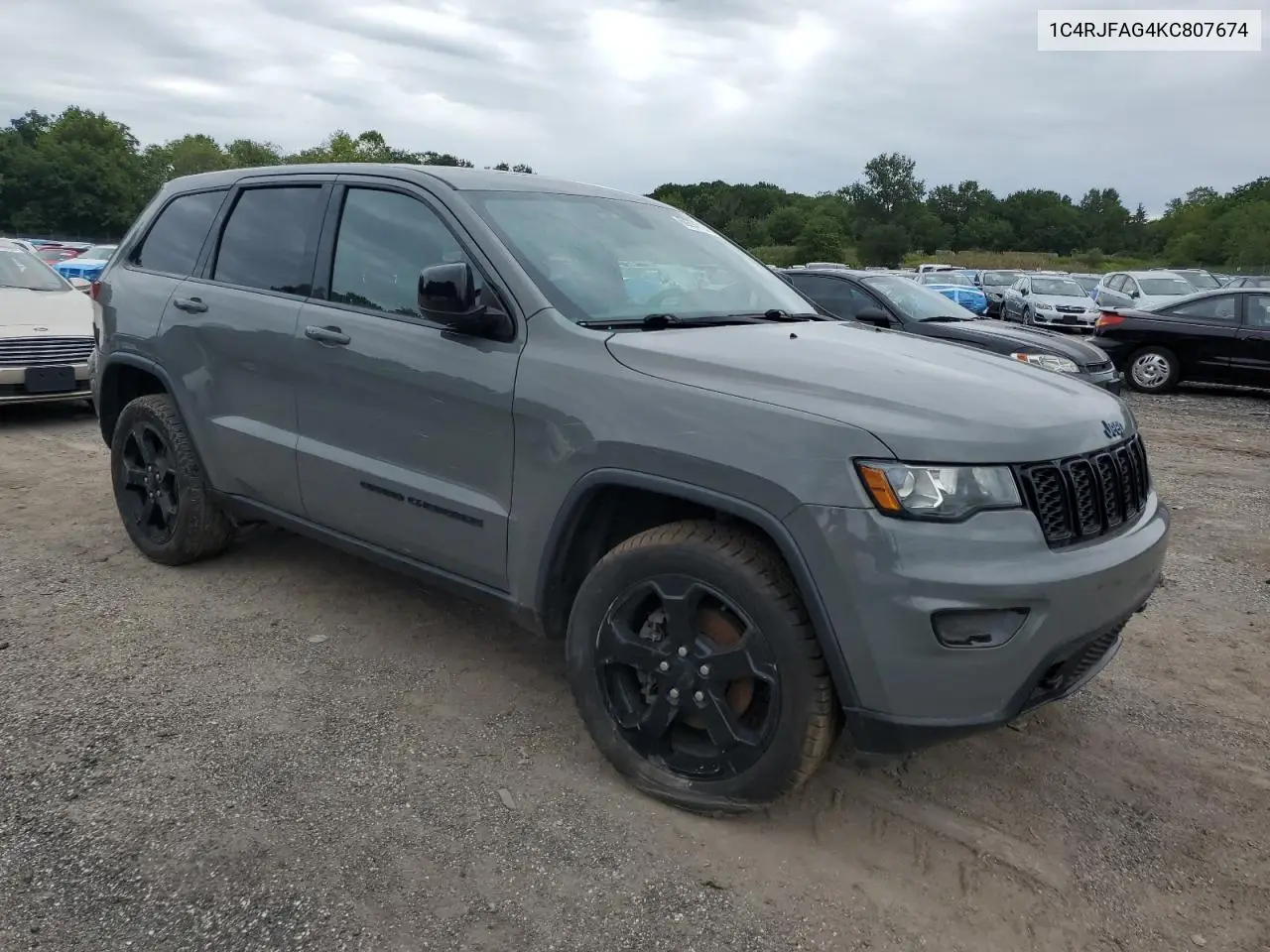 1C4RJFAG4KC807674 2019 Jeep Grand Cherokee Laredo