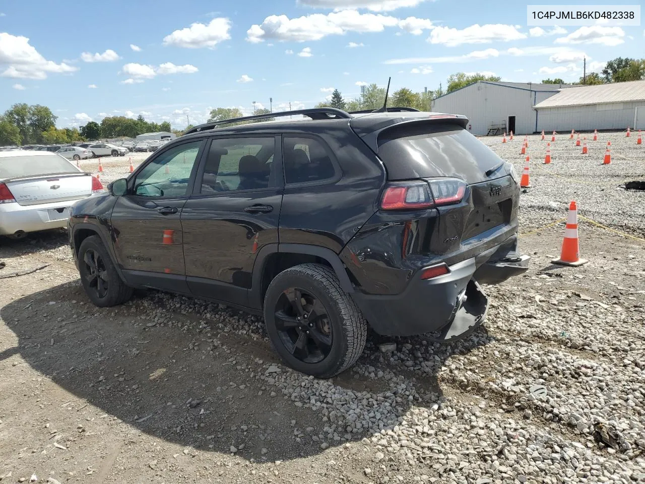 2019 Jeep Cherokee Latitude Plus VIN: 1C4PJMLB6KD482338 Lot: 70960534