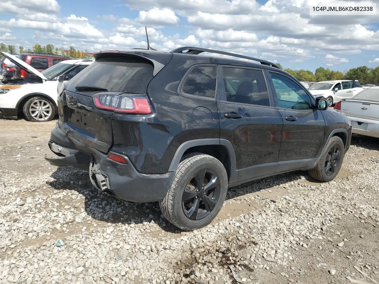 2019 Jeep Cherokee Latitude Plus VIN: 1C4PJMLB6KD482338 Lot: 70960534