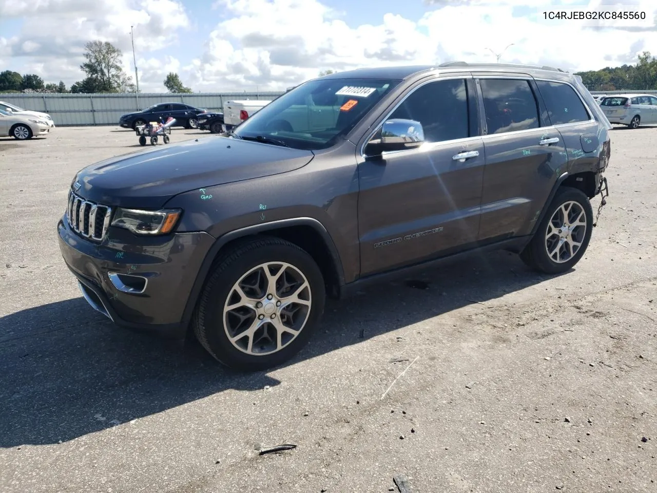 1C4RJEBG2KC845560 2019 Jeep Grand Cherokee Limited