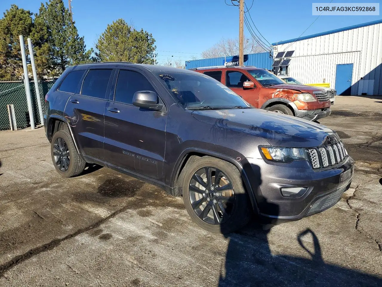 1C4RJFAG3KC592868 2019 Jeep Grand Cherokee Laredo