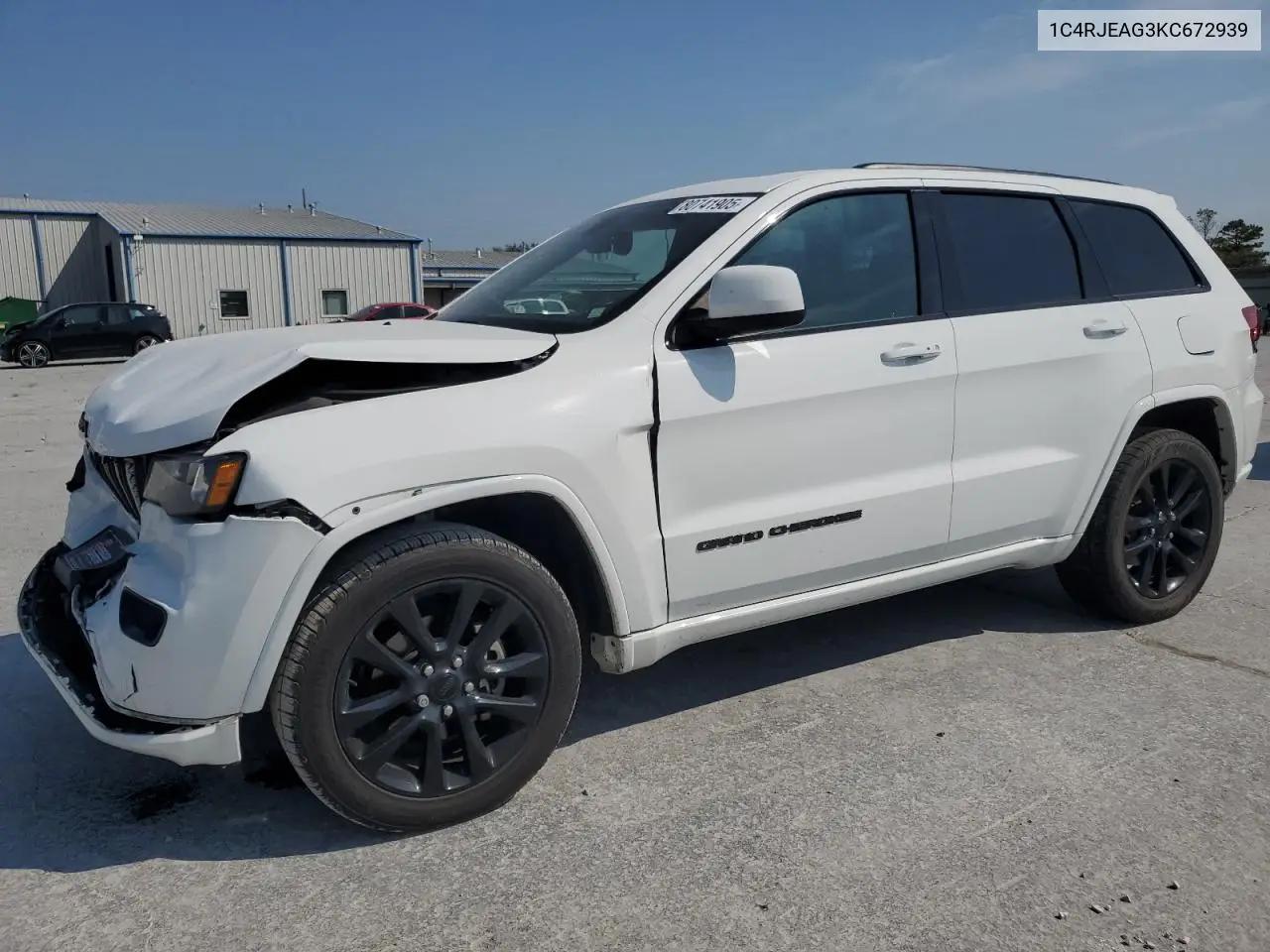 1C4RJEAG3KC672939 2019 Jeep Grand Cherokee Laredo