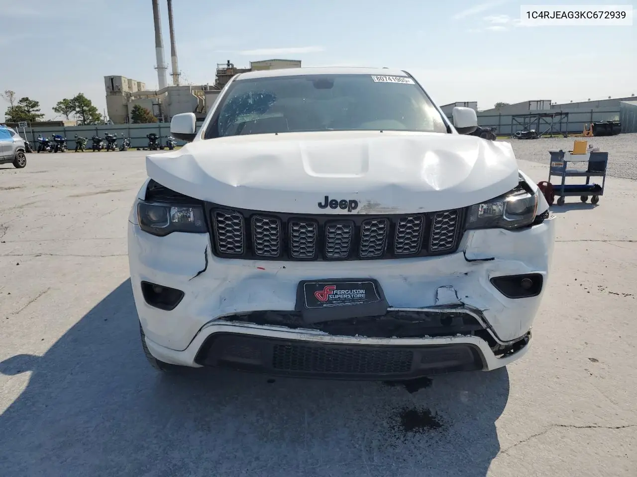 1C4RJEAG3KC672939 2019 Jeep Grand Cherokee Laredo