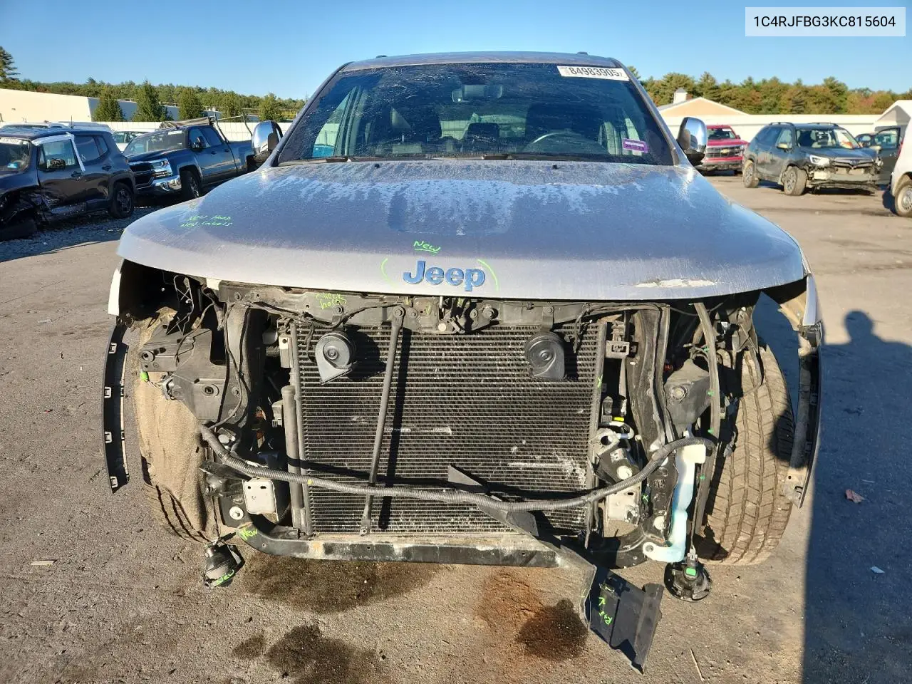 1C4RJFBG3KC815604 2019 Jeep Grand Cherokee Limited