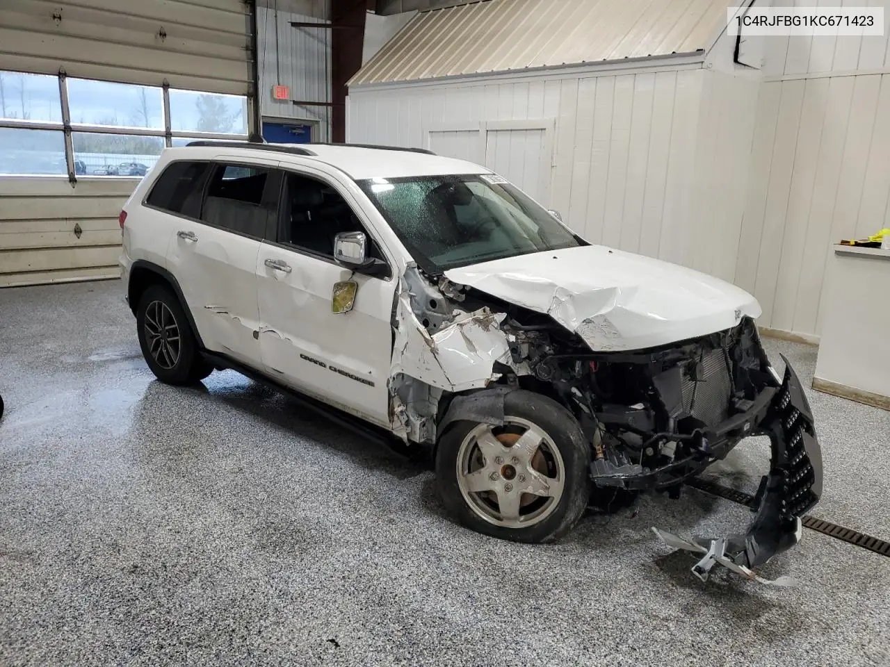 1C4RJFBG1KC671423 2019 Jeep Grand Cherokee Limited