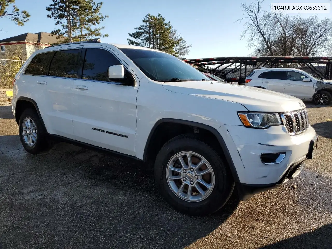 1C4RJFAGXKC653312 2019 Jeep Grand Cherokee Laredo